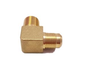 Wholesale 90 Degree Brass Elbow 1/4&quot; NPT Male * 3/8'' Flare Pipe Fittings from china suppliers