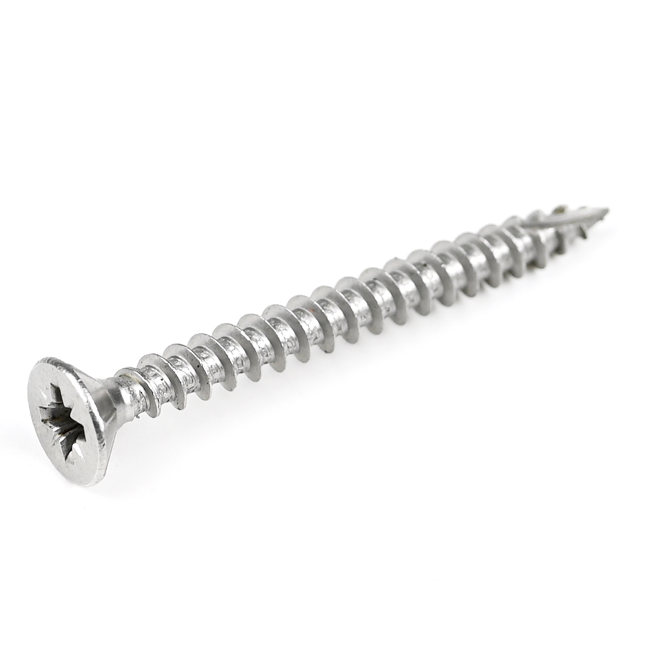 Metric ISO Standard Pozi Drive Flat Head Wood Screws for Wood Floor Installation