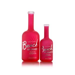 Wholesale OEM Whiskey Glass Bottle Hot Stamping Decorative Whiskey Bottles from china suppliers