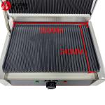 Stainless Steel Cast Iron Sandwich Panini Contact Grill Maker Dismountable Oil
