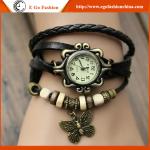 Retro Leather Watch Stainless Steel Quartz Watch Leather Watch Vintage Bracelet