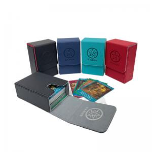 China PU Leather Tarot Card Holder Box 80+ Thallo Custom Card deck card box on sale