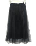 Soft Womens Fashion Skirts Mesh Fabric Long Skirts Black Color S - XXL Size
