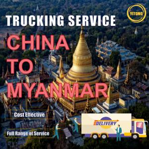 LCL Trucking Freight Service Shipping From China To Myanmar Asia
