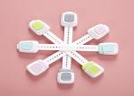 Eco Friendly Child Safety Cabinet Locks , Double Button Toddler Safety Cabinet