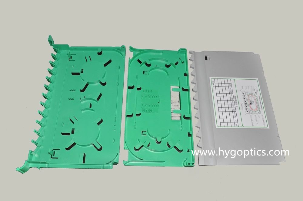 Indoor 48 Port Lc Fiber Optic Patch Panel Cold Rolled Carbon