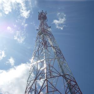 Wholesale Tubular Telecom Mobile Mast 50m Lattice Steel Towers from china suppliers