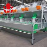 Hot Dipped Galvanized Meat Rabbit Battery Poultry Cage Commercial Rabbit Farm
