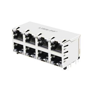 Wholesale JX0B-3051NL Compatible LPJG47111A4NL 2x4 Port RJ45 POE Jakcs With 1000 Base-T Integrated Magnetics from china suppliers