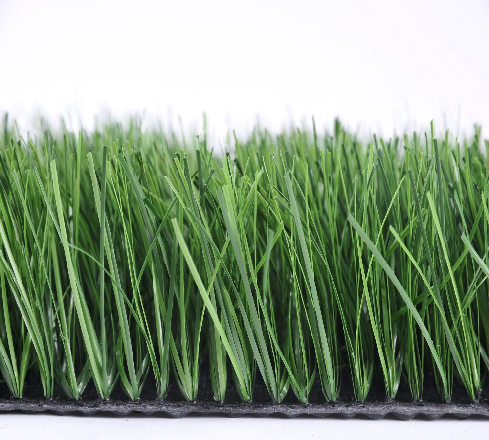 60mm Pile Height Football Artificial Turf Astroturf 140 Stitches/M Resilient Artificial Turfgrass