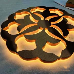 Wholesale Manufacturers direct customized outdoor commercial logo signs 3D backlit metal sign letters from china suppliers