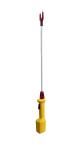 Animal 71cm Yellow Electric Cattle Prod 5200Mah Plastic Bendable
