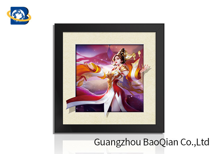 Indoor Wall Art 5D Pictures Glossy / Matt / Offset Surface Effect No Harm Material
