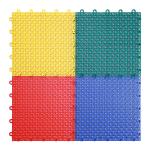 Anti Fatigue PP Interlocking Tiles Waterproof Outdoor Flooring Coloured