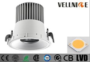 Wholesale White / Silver Texture Aluminum Die Cast Fixture Housing Citizen Cob Round LED Downlight from china suppliers