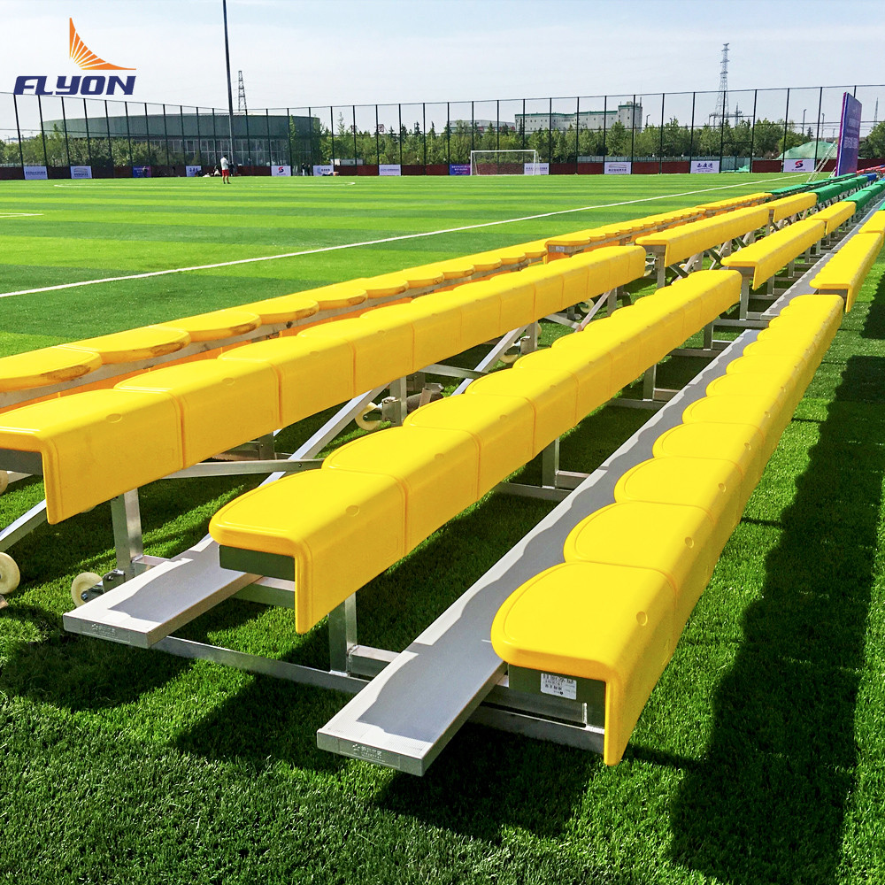 Aluminum Outdoor Bleachers For Events Temporary Metal Bleachers