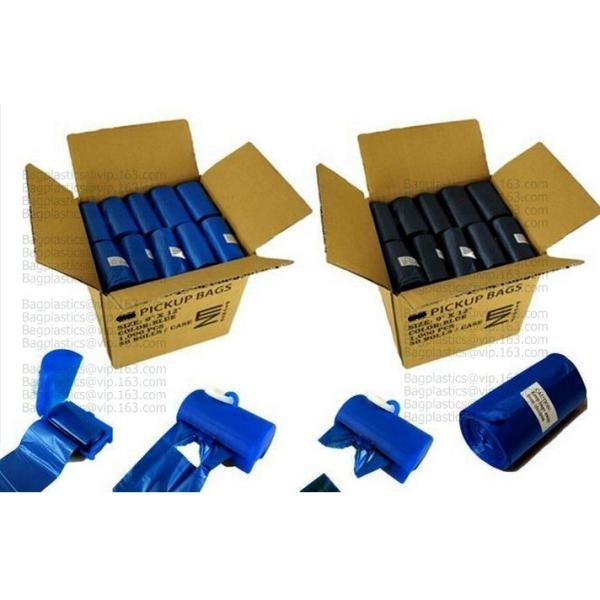 Pet Dog Waste bags Poop Pooper Scoopers for Bags on Board biodegradable 5 Color DHL Free Shipping, BAGEASE, BAGPLASTICS