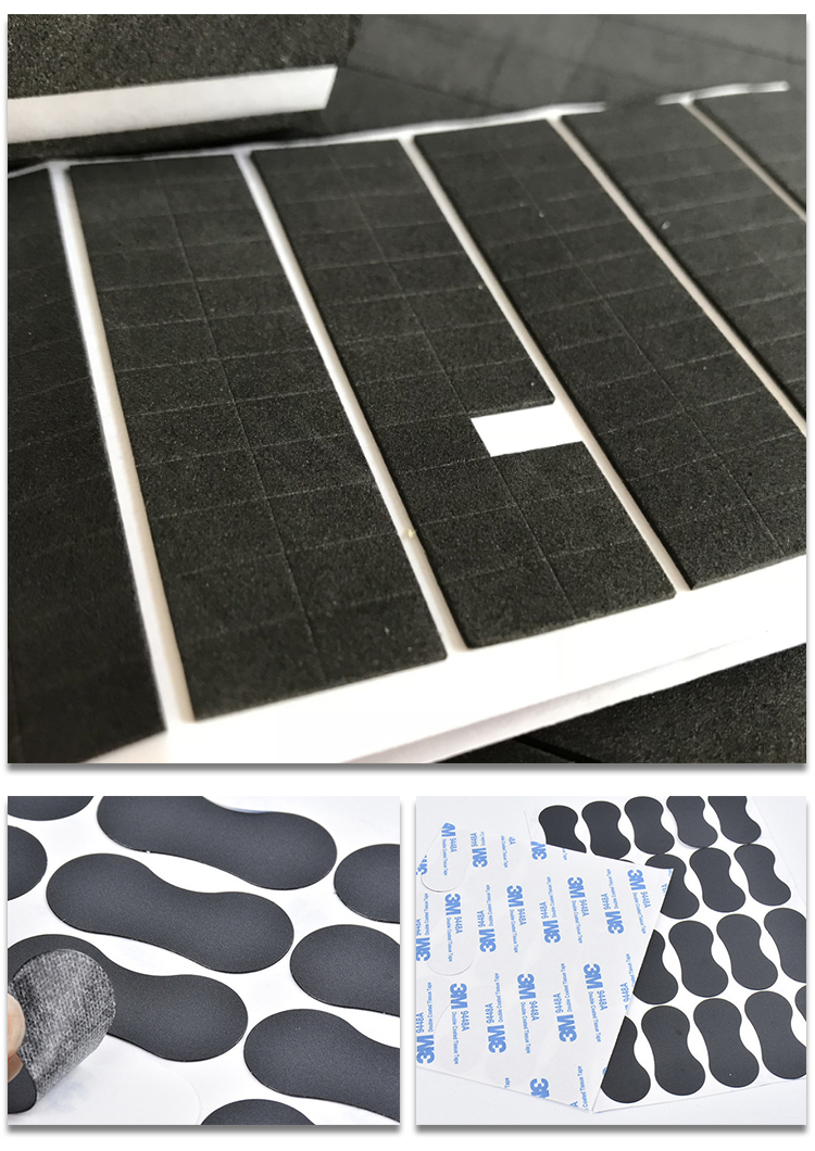 Transparent PVC Die Cut Panton Color 0.1mm Tolerance With Double Sides Strong Adhesive