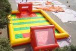 Amazing Sport Game Inflatable Football Field , Colorful PVC Inflatable Football