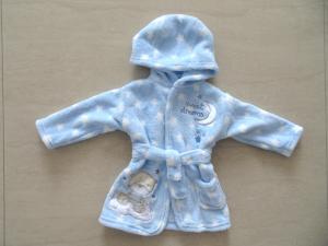 Wholesale blue baby bath robes,dressing gowns,clothing factory from china suppliers