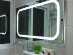 Luxury Hotel Modern Bathroom Mirrors With Led Lights , Anti Frog