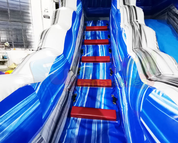 1000D Playground Inflatable Water Slide Customized Size