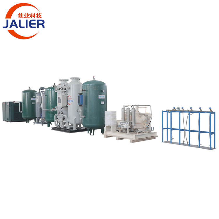 220v/380v Voltage Nitrogen Gas Production Plant for Generating Trucks Condition