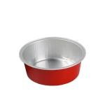 150ml Disposable Aluminum Foil Food Containers Round Colorful Mini Cupcake