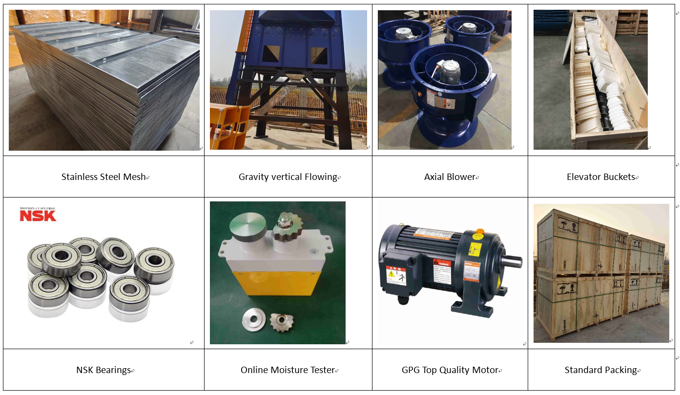 Leabon Vertical Grain Drying Machine Grain Corn Tower Dryer Machine Rice Tower Dryer