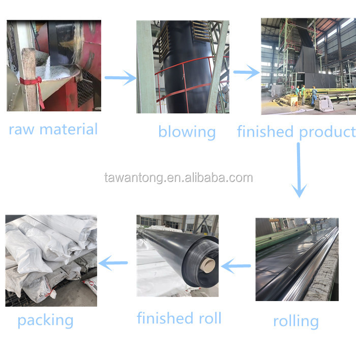 Modern Design Style 1mm HDPE Geomembrane Liner Customized for Tunnel Lining Solutions