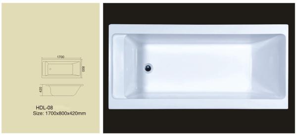 Acrylic bathtub, simple bathtub, common bathtub,sanitary ware, bathroom bath tub