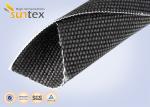 0.8mm Black Stainless Steel Wire Reinforced Pu Coated Intumescing Fire Barriers