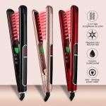 CE Approval 450F Ceramic Plate Hair Straightener , Infrared Hair Straightener