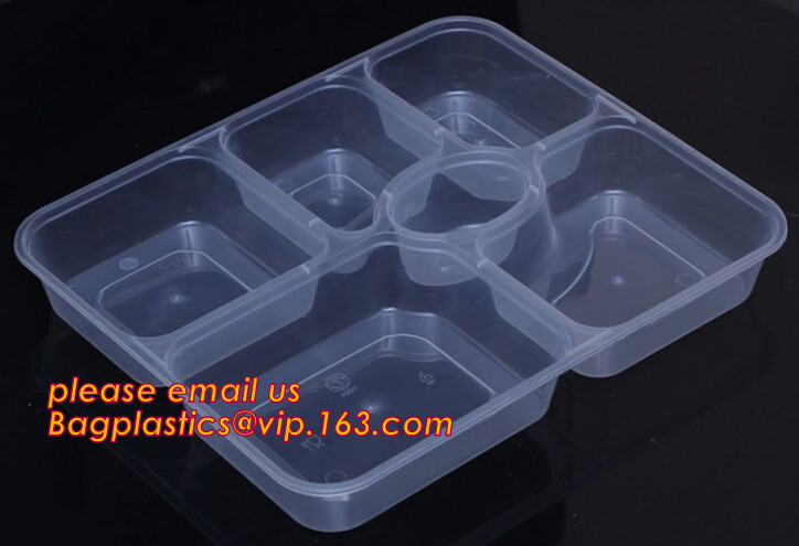 Premium Meal Prep Containers 3 Compartment BPA-FREE Food storage Microwavable Dishwasher Safe plastic Lunch bento box