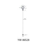 Double Brass Eyelets Type 304 316 Stainless Steel Wire Rope Sling For Light