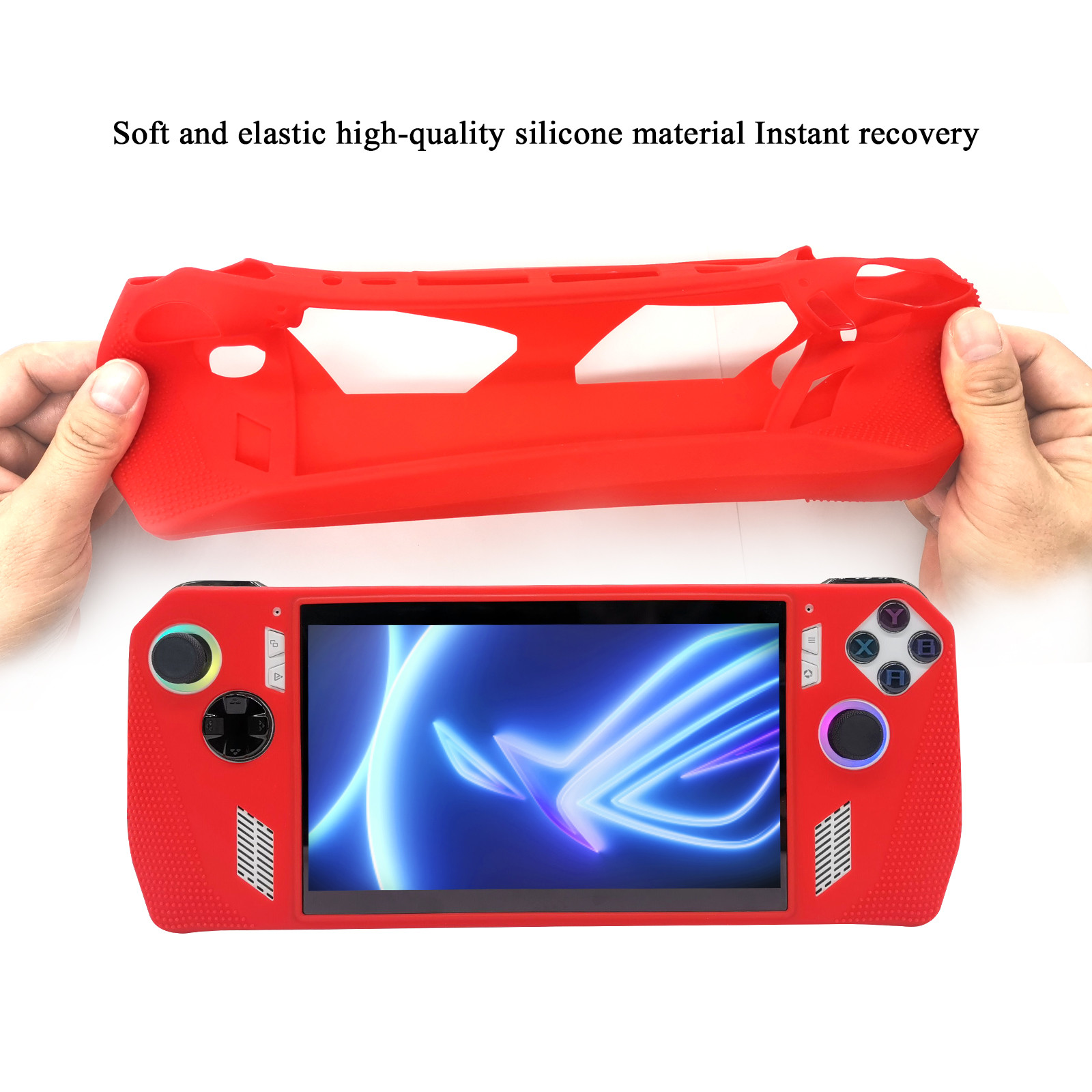 Silicone Protective Case For ROG Ally Anti Slip Texture Design Game Accessories