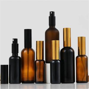 Wholesale Leakproof Small Brown Amber Glass Spray Bottles Lightweight Fashionable from china suppliers