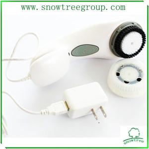 Wholesale Bp-M001 popular ultrasonic facial brusSoft Brush Vibrating Facial Cleaner body massager from china suppliers