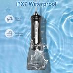 Teeth Cleaning Battery Water Flosser 40-110 PSI Water Pressure 300000 Units