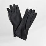 Tear Resistant Heavy Duty Long Rubber Gloves , Rubber Safety Gloves