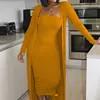 2022 New Arrivals Women Clothing Solid Color sexy dress set Two Piece outfit