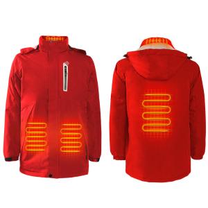 Wholesale 7.4V Winter Battery Heating Coat Warmer Heating Clothes Men'S Electric Heated Hooded Clothes from china suppliers