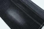 100% Cotton Crosshatch Slub Denim Fabric Rigid For Fashion Style 13oz Black