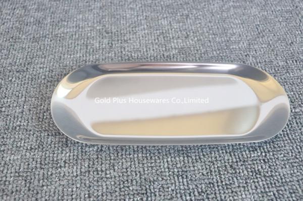 Tableware 24cm dia towel tray serving tray for spoon nordic style silver