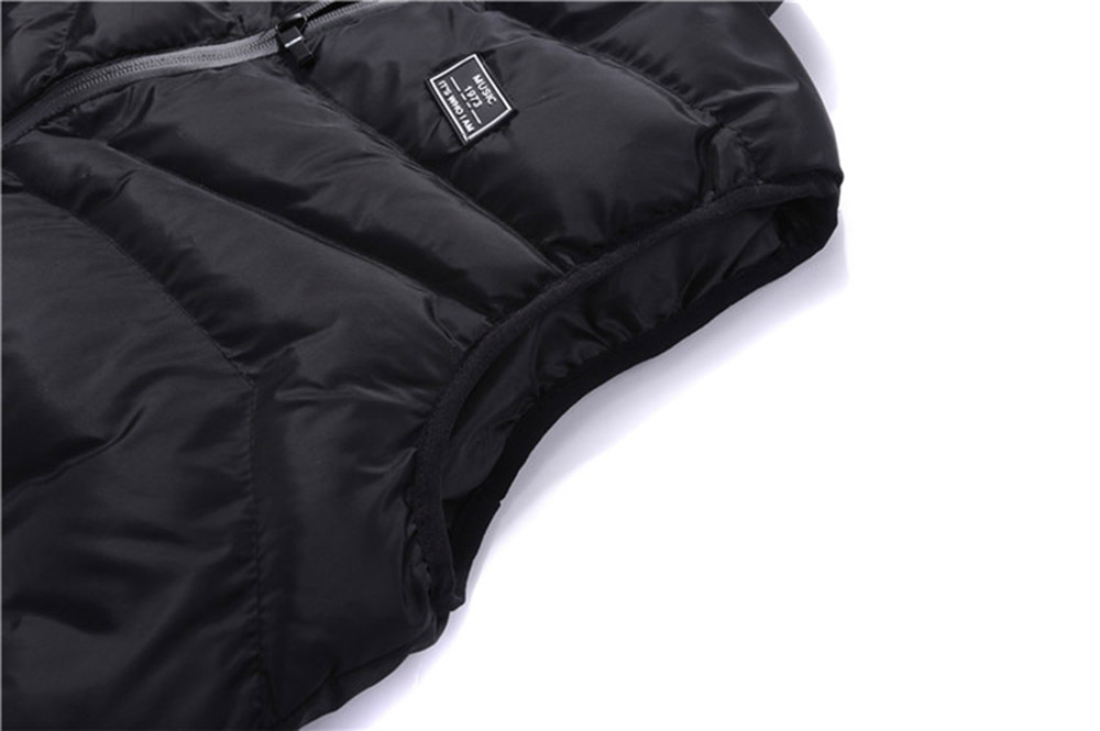 Winter Classic Plus Size Top Clothes Zipper Thick Utility Sleeveless Warm Cotton-padded Waistcoat Men Vest