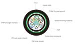 GYFTY53 Fiber Optic Cable Stranded Loose Tube Double Sheathed Cable in Black PE