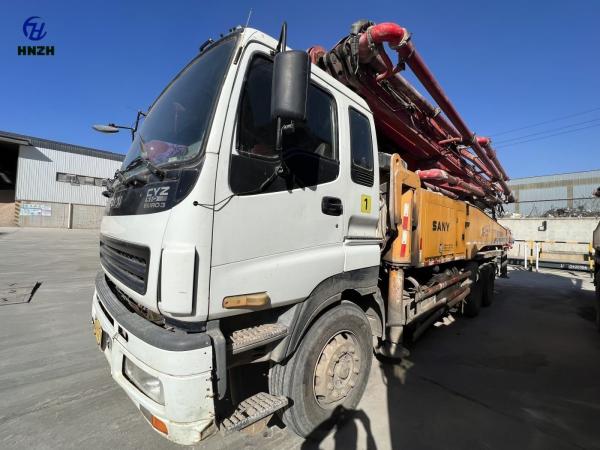 2013 used Sany Concrete Pump Truck supply near middle east with ISUZU chassis