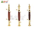 Indoor Outdoor Metal Railing Balustrade Luxury Design Stair Fittings