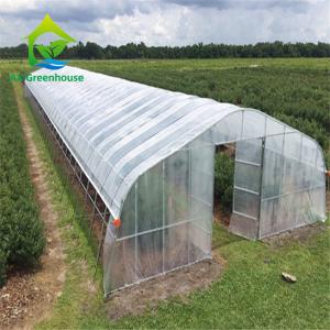 Wholesale 0.06mm 0.20mm Thick Flm Poly Tunnel Greenhouse Hot Galvanised Steel Greenhouse from china suppliers
