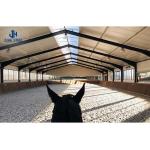 Low Carbon Q235/Q345 Metal Horse Sheds Prefab Metal Horse Barn
